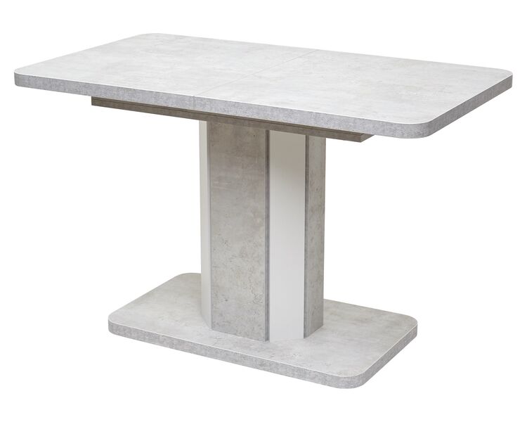 Купить Стол STORK 120 Белый бетон/ Белый, Варианты цвета: Белый бетон, Варианты размера: , фото 2