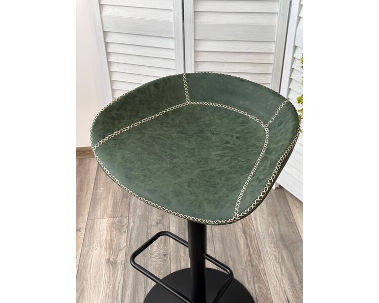Купить Барный стул ACAPULCO Vintage Green C-134 винтажный зеленый Экокожа Зеленый/Чёрный, Цвет: зеленый, фото 5