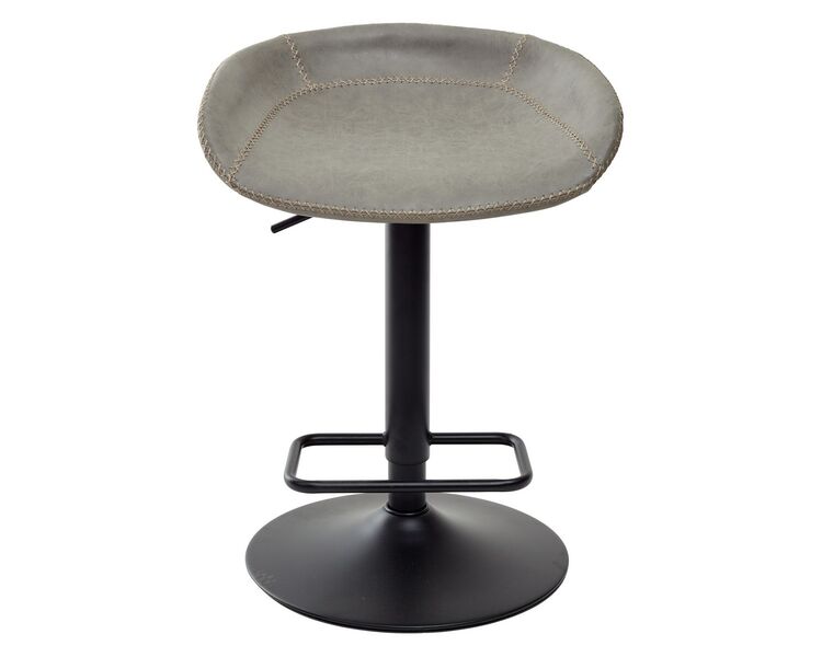 Купить Барный стул ACAPULCO Vintage Ash C-136 винтажный пепельный Экокожа Пепельный/Чёрный, Цвет: серый, фото 5
