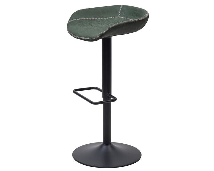 Купить Барный стул ACAPULCO Vintage Green C-134 винтажный зеленый Экокожа Зеленый/Чёрный, Цвет: зеленый
