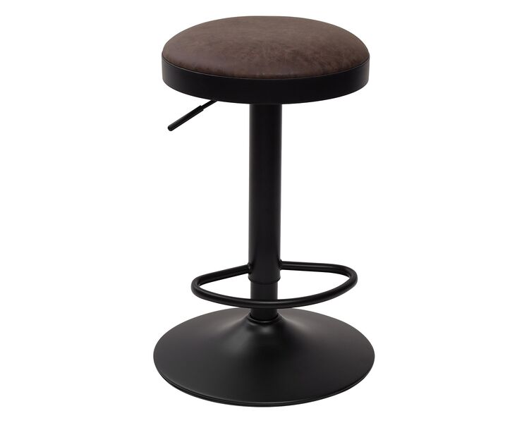 Купить Барный стул AGAVA Vintage Mocha C-131 винтажный мокко Экокожа Коричневый/Чёрный, Цвет: коричневый
