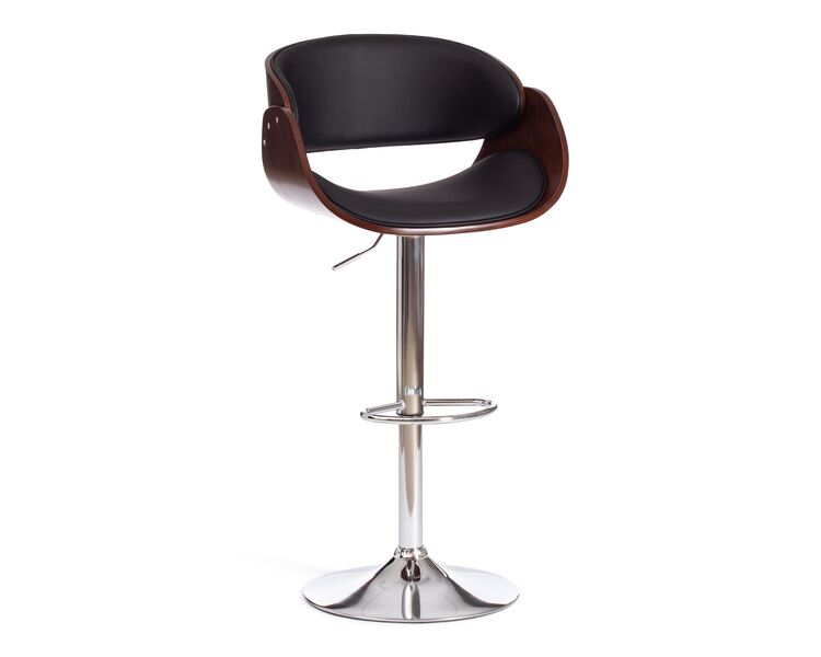 Купить Барный стул вращающийся LANDO (mod.4036) экокожа черный, Цвет: коричневый