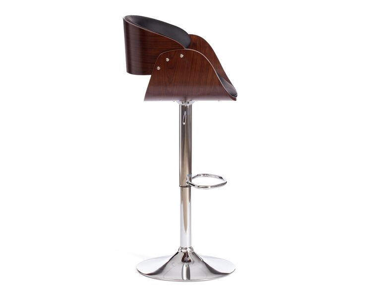 Купить Барный стул вращающийся LANDO (mod.4036) экокожа черный, Цвет: коричневый, фото 2