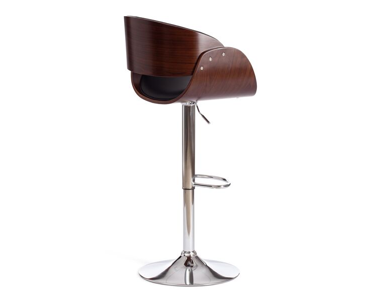Купить Барный стул вращающийся LANDO (mod.4036) экокожа черный, Цвет: коричневый, фото 3
