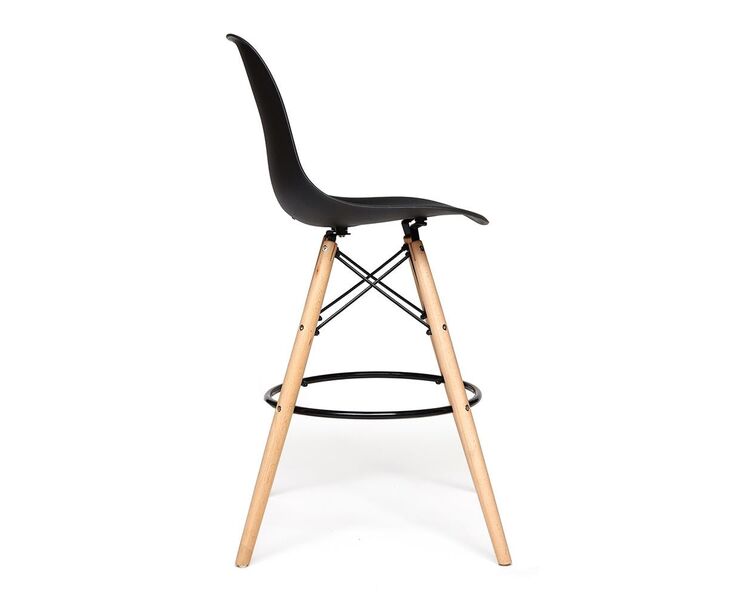 Купить Стул барный Cindy Bar Chair (mod. 80) черный, Цвет: черный, фото 8