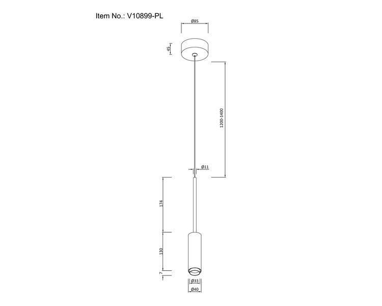 Купить Светильник подвесной светодиодный Moderli V10899-PL Rin, Модель: V10899-PL, фото 7