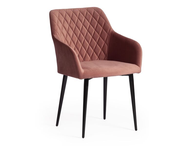 Купить Компьютерное кресло BREMO (mod. 708) ткань/металл, 58х55х83 см, высота до сиденья 48 см, коралловый barkhat 15 /черный коралловый/черный, Цвет: розовый
