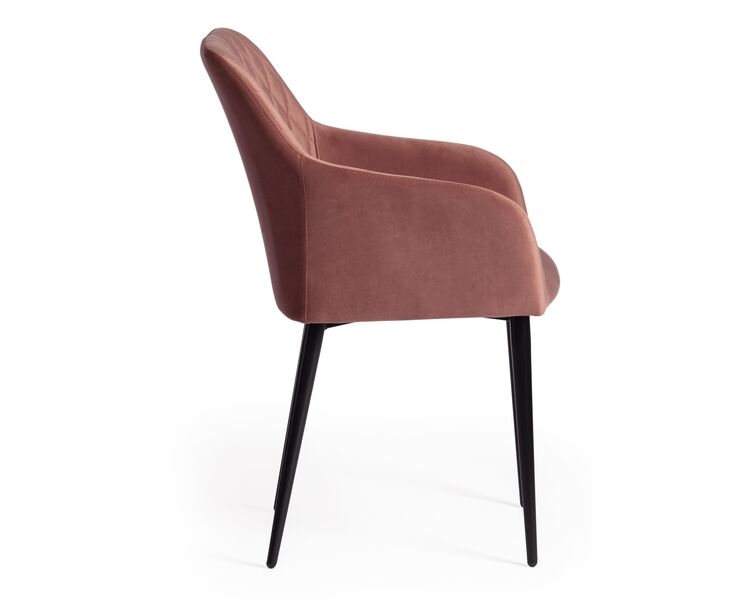 Купить Компьютерное кресло BREMO (mod. 708) ткань/металл, 58х55х83 см, высота до сиденья 48 см, коралловый barkhat 15 /черный коралловый/черный, Цвет: розовый, фото 2