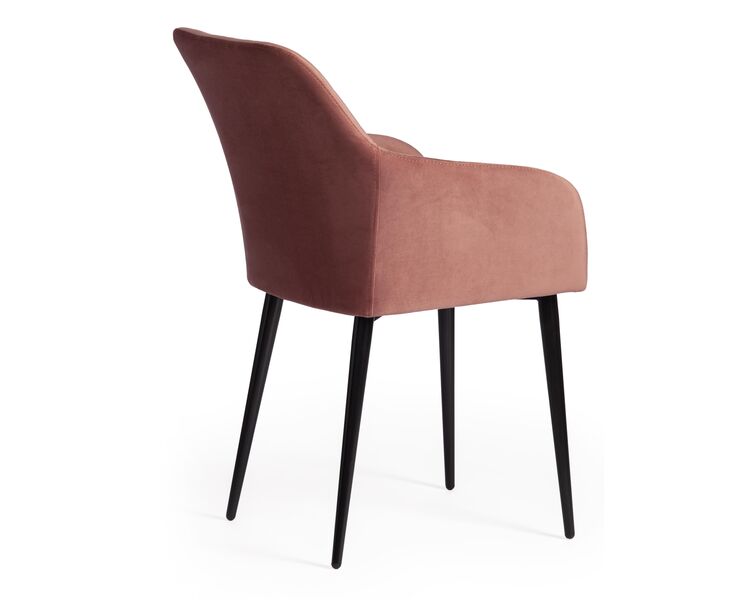 Купить Компьютерное кресло BREMO (mod. 708) ткань/металл, 58х55х83 см, высота до сиденья 48 см, коралловый barkhat 15 /черный коралловый/черный, Цвет: розовый, фото 3
