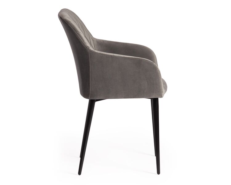Купить Компьютерное кресло BREMO (mod. 708) ткань/металл, 58х55х83 см, высота до сиденья 48 см, серый barkhat 26/черный серый/черный, Цвет: серый, фото 2
