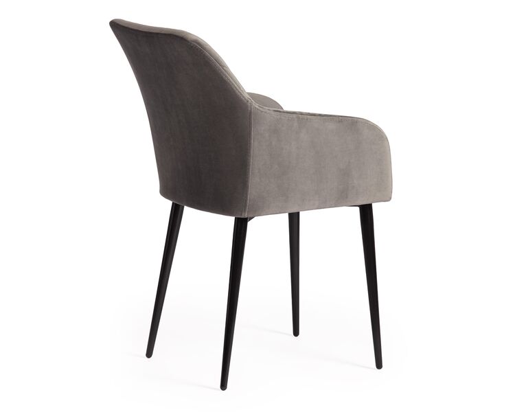Купить Компьютерное кресло BREMO (mod. 708) ткань/металл, 58х55х83 см, высота до сиденья 48 см, серый barkhat 26/черный серый/черный, Цвет: серый, фото 3