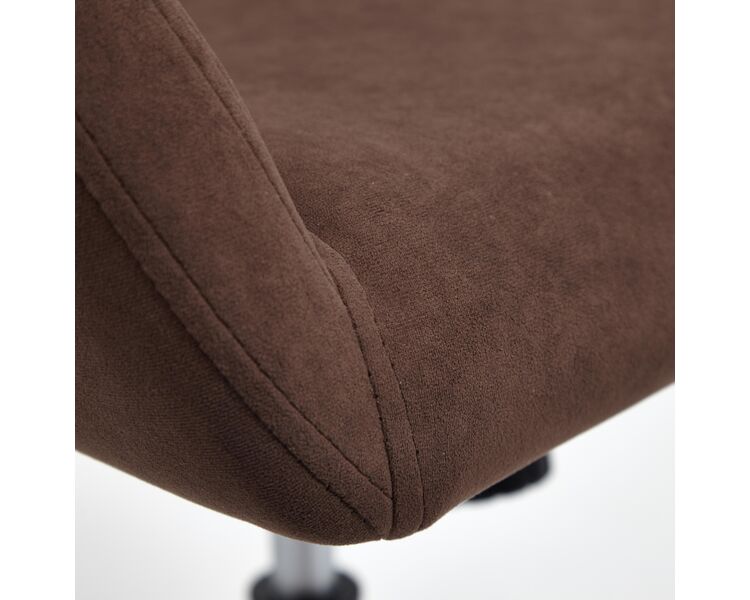 Купить Компьютерное кресло MODENA хром флок , коричневый, 6 коричневый/хромированный металл, Цвет: коричневый, фото 7