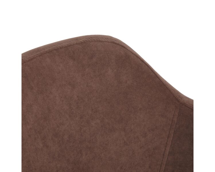 Купить Компьютерное кресло MODENA хром флок , коричневый, 6 коричневый/хромированный металл, Цвет: коричневый, фото 8