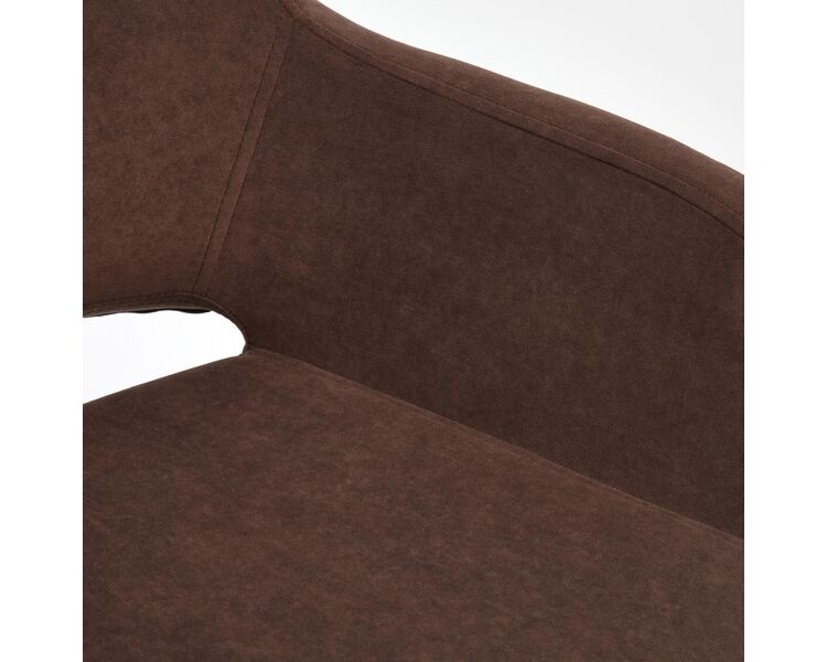 Купить Компьютерное кресло MODENA хром флок , коричневый, 6 коричневый/хромированный металл, Цвет: коричневый, фото 9