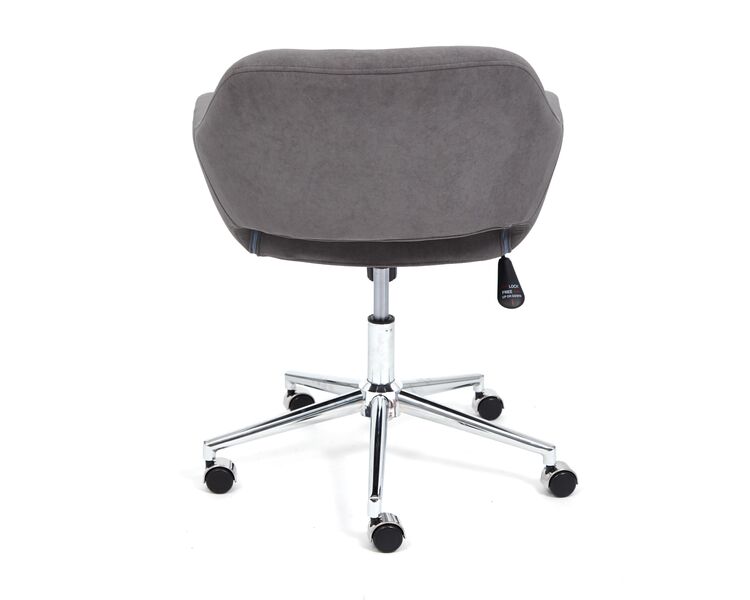 Купить Компьютерное кресло MODENA хром флок , серый, 29 серый/хромированный металл, Цвет: серый, фото 4