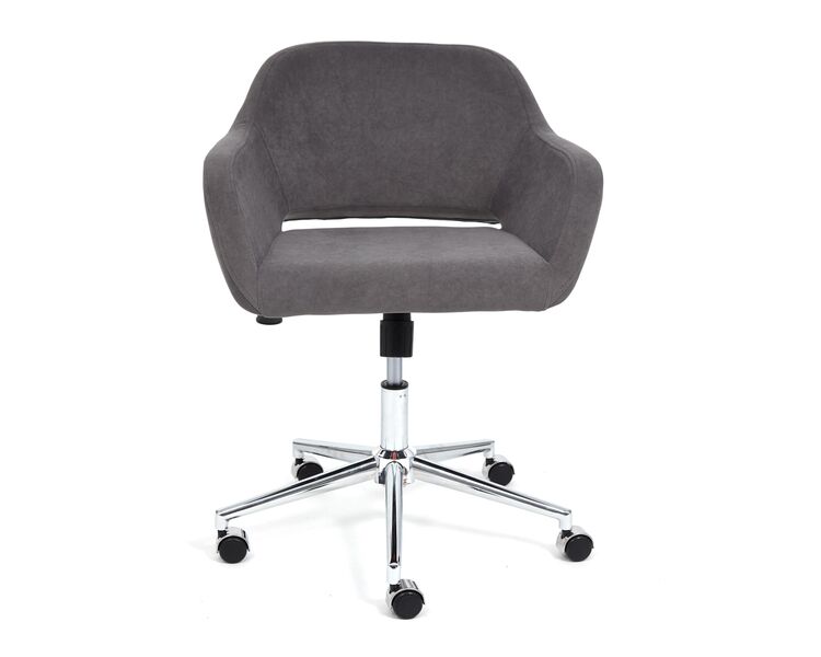 Купить Компьютерное кресло MODENA хром флок , серый, 29 серый/хромированный металл, Цвет: серый, фото 5