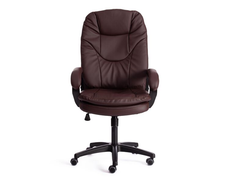 Купить Компьютерное кресло COMFORT LT (22) кож/зам, коричневый, 36-36 коричневый/черный, Цвет: матовый коричневый, фото 5