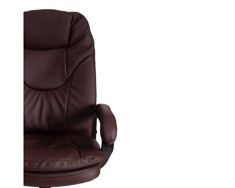 Купить Компьютерное кресло COMFORT LT (22) кож/зам, коричневый, 36-36 коричневый/черный, Цвет: матовый коричневый, фото 6