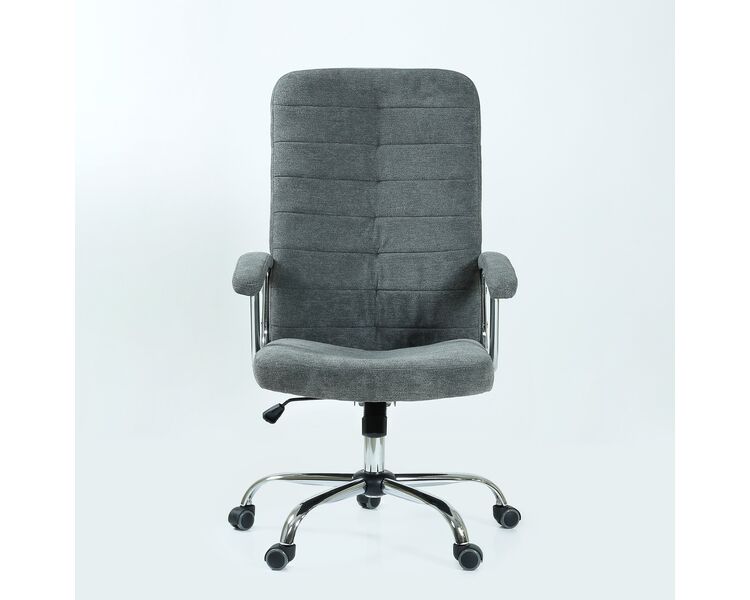 Купить Кресло Barneo K-547 серая ткань серый/металл, Цвет: серый, фото 2