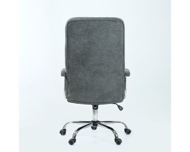 Купить Кресло Barneo K-547 серая ткань серый/металл, Цвет: серый, фото 4