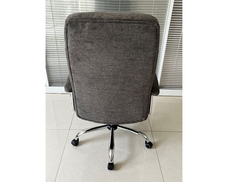 Купить Кресло Barneo K-547 серая ткань серый/металл, Цвет: серый, фото 8
