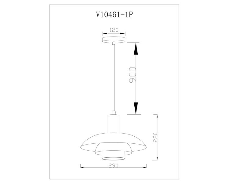 Купить Светильник подвесной Moderli V10461-1P Pescara, Модель: V10461-1P, фото 6