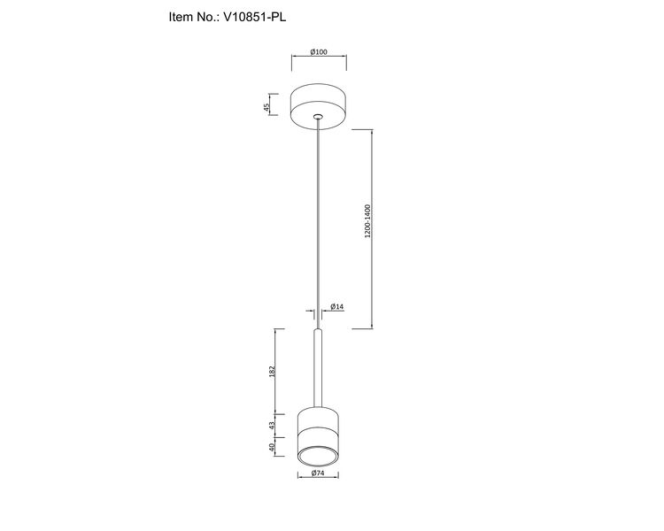 Купить Светильник подвесной светодиодный Moderli V10851-PL Self, Модель: V10851-PL, фото 8