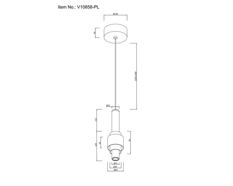 Купить Светильник подвесной светодиодный Moderli V10858-PL Elsa, Модель: V10858-PL, фото 7