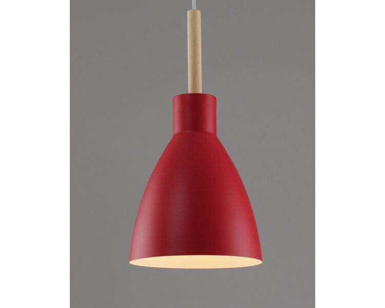 Купить Подвесной светильник Moderli V1282-1P Toni 1*E27*60W, Варианты цвета: красный, фото 5