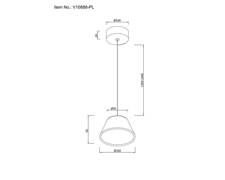 Купить Светильник подвесной светодиодный Moderli V10888-PL Atla, Модель: V10888-PL, фото 6