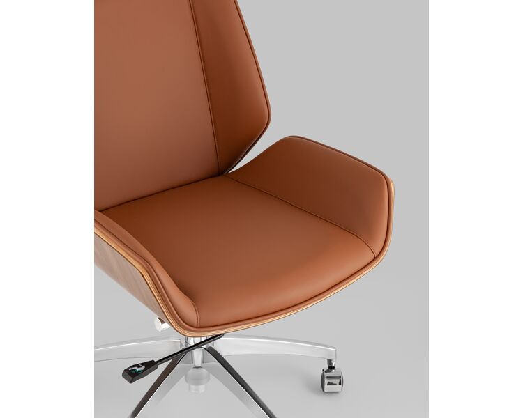 Купить Кресло офисное TopChairs Crown SN коричневый, Цвет: коричневый, фото 3