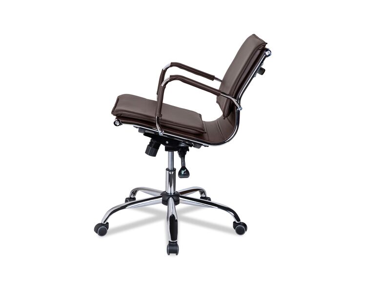 Купить Кресло компьютерное CLG-617 LXH-B коричневый, хром, Цвет: коричневый/хром, фото 6