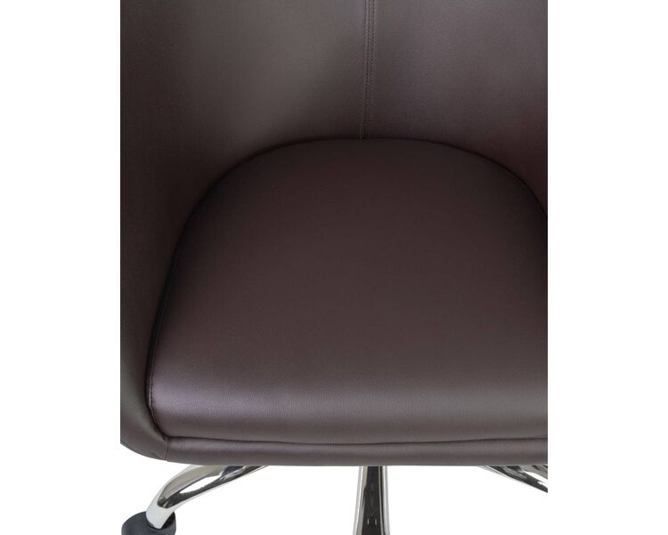 Купить Кресло офисное 9500 коричневый, , Цвет: коричневый/хром, фото 6