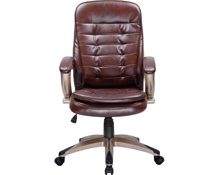 Купить Кресло офисное LMR-106B коричневый, Цвет: коричневый/золотой, фото 2