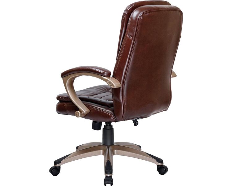 Купить Кресло офисное LMR-106B коричневый, Цвет: коричневый/золотой, фото 6