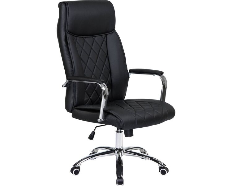 Купить Кресло офисное LMR110B черный, Цвет: черный/хром, фото 3