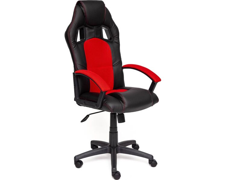 Купить Кресло игровое Driver экокожа черный, Цвет: черный/красный