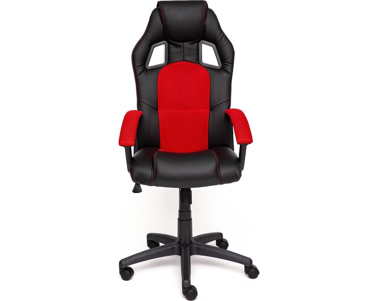 Купить Кресло игровое Driver экокожа черный, Цвет: черный/красный, фото 2