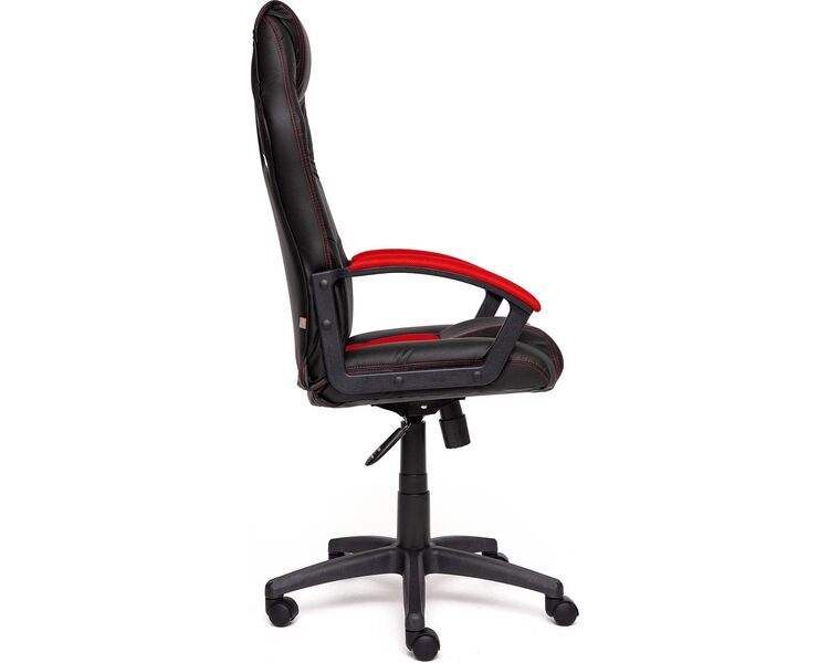 Купить Кресло игровое Driver экокожа черный, Цвет: черный/красный, фото 3