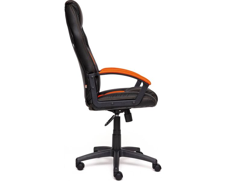 Купить Кресло игровое Driver экокожа черный, Цвет: черный/оранжевый, фото 3