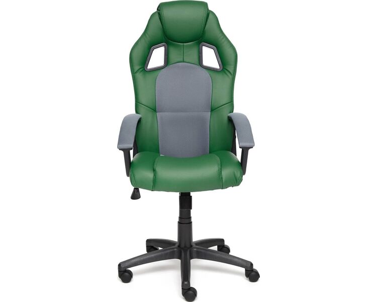 Купить Кресло игровое Driver экокожа зеленый, черный, Цвет: зеленый/серый/черный, фото 2
