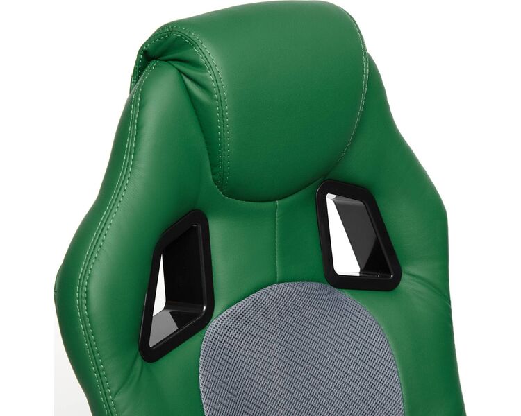 Купить Кресло игровое Driver экокожа зеленый, черный, Цвет: зеленый/серый/черный, фото 6