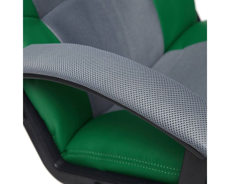 Купить Кресло игровое Driver экокожа зеленый, черный, Цвет: зеленый/серый/черный, фото 8