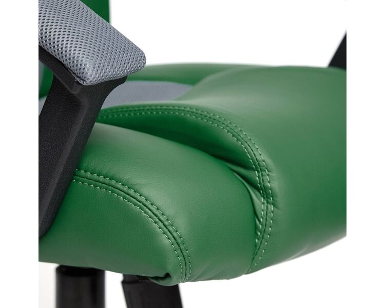Купить Кресло игровое Driver экокожа зеленый, черный, Цвет: зеленый/серый/черный, фото 10