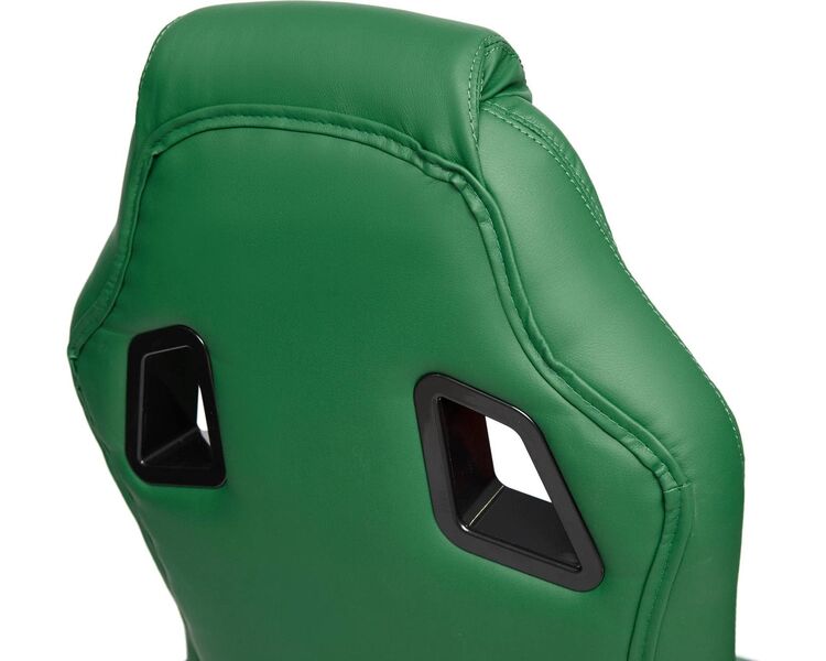 Купить Кресло игровое Driver экокожа зеленый, черный, Цвет: зеленый/серый/черный, фото 11