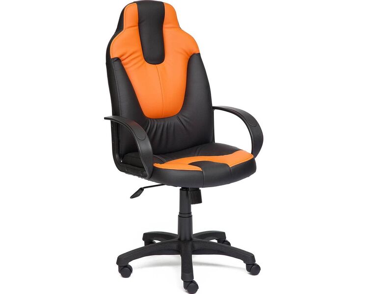 Купить Кресло игровое Neo 1 черный, Цвет: черный/оранжевый