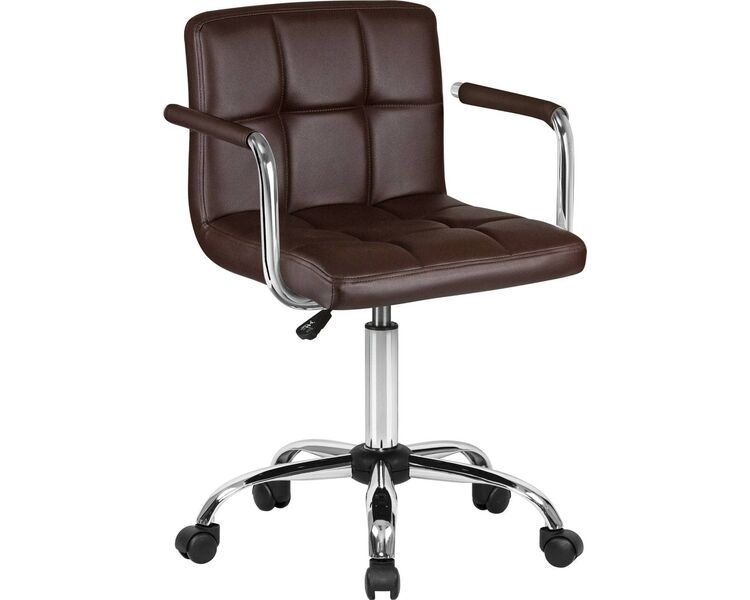 Купить Кресло офисное 9400 коричневый, Цвет: коричневый/хром