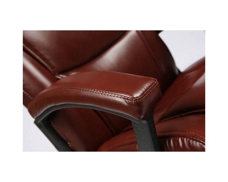 Купить Кресло офисное Bergamo BK экокожа коричневый, черный, Цвет: коричневый/черный, фото 5