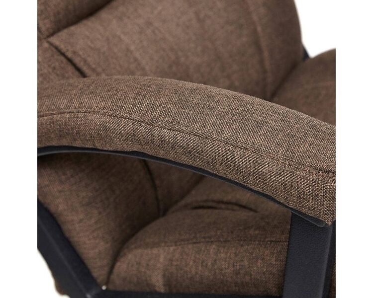 Купить Кресло офисное Bergamo BK ткань коричневый, черный, Цвет: коричневый/черный, фото 8