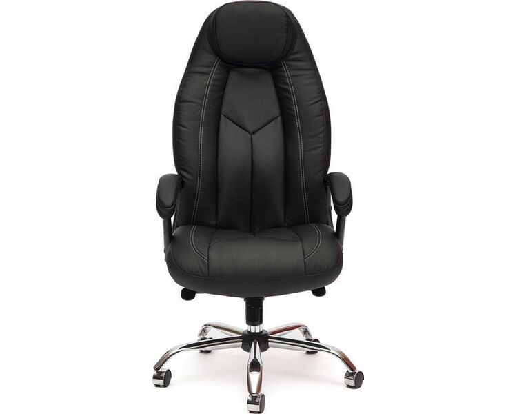 Купить Кресло офисное Boss люкс СH черный, хром, Цвет: черный/хром, фото 2